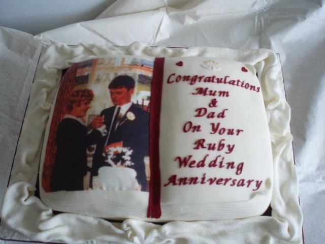 Ruby Wedding Anniversary