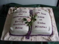 Holly's Confirmation Cake