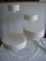 S13 - 4 Tier Acrylic Cake Stand