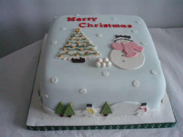 Large Tree and Snowman