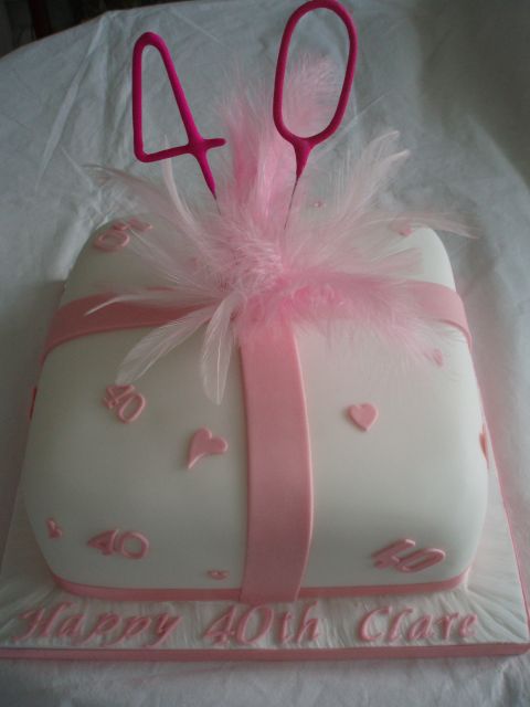 Pink Feathers Parcel