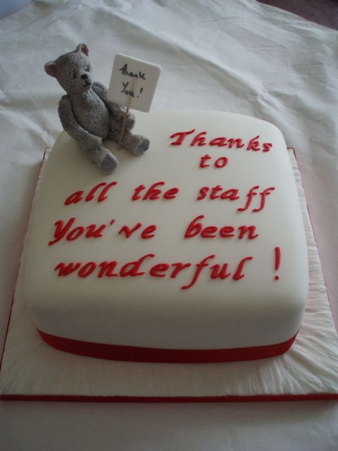 Thanks to all the staff