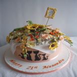 Yellow and Orange Display