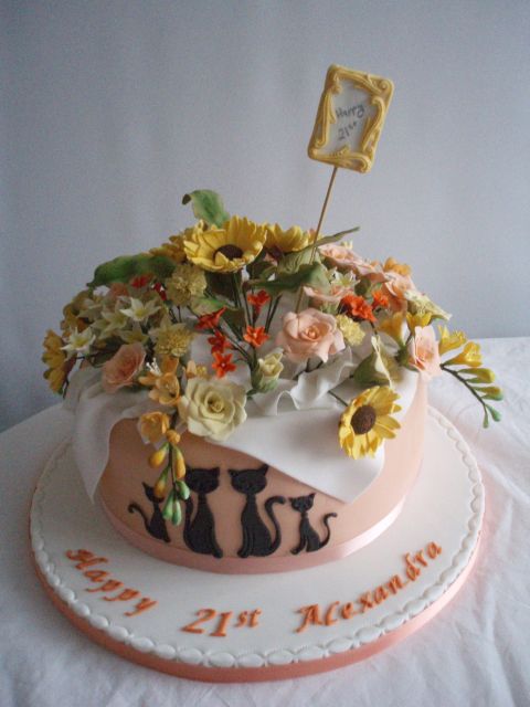 Yellow and Orange Display