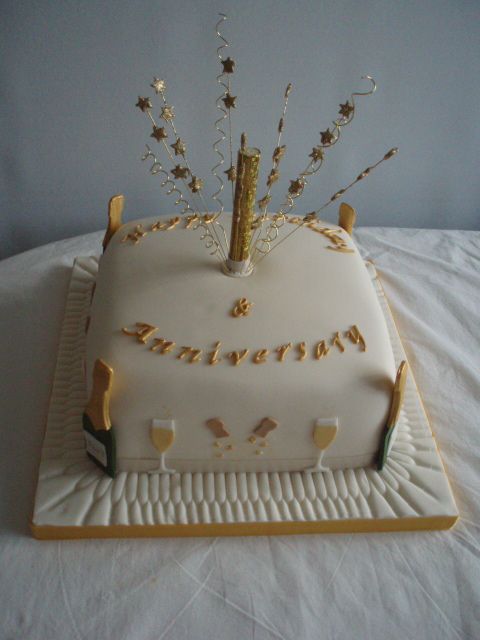 Champagne Bottles and Stars