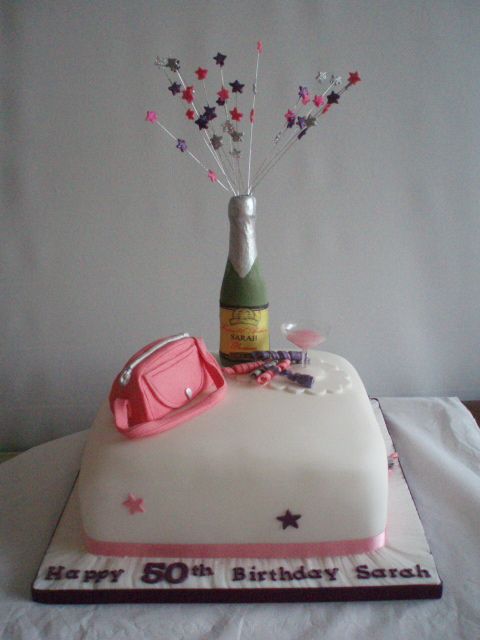 The Champagne Bottle and Handbag