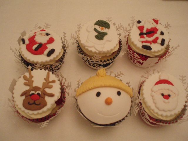 Christmas cupcakes