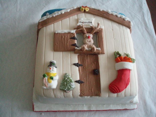 Rudolph in The Barn on Christmas day