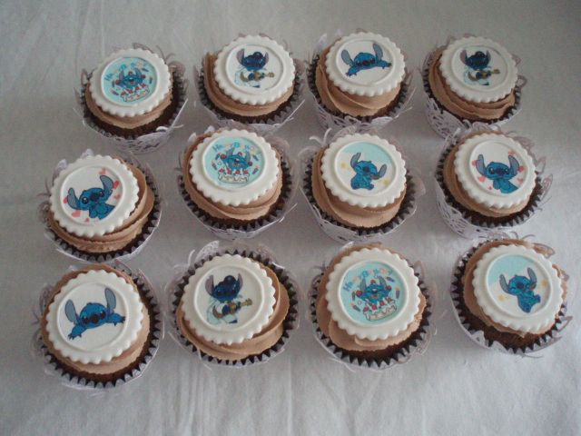 Stitch Cupcakes